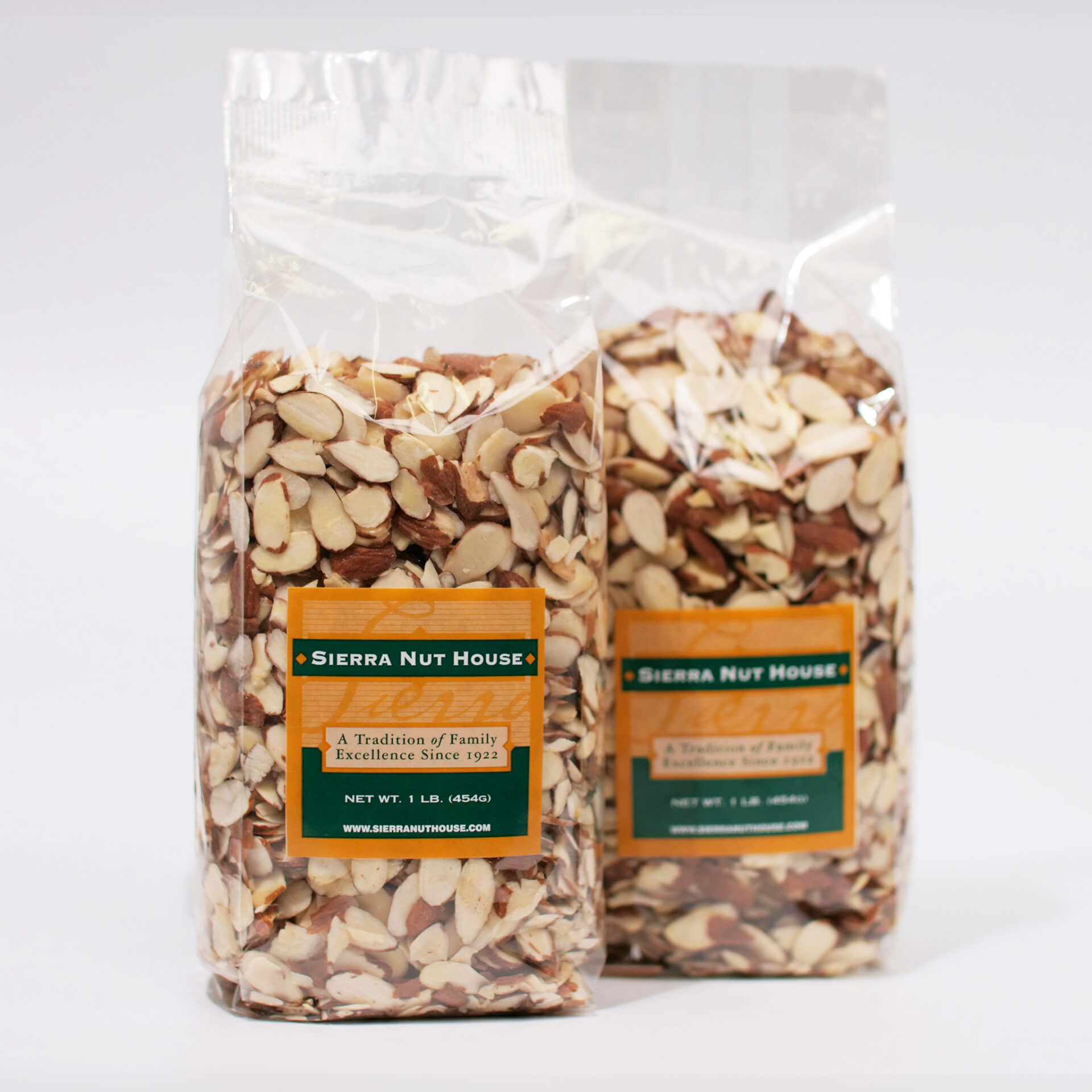 Sliced, Natural Almonds Sierra Nut House