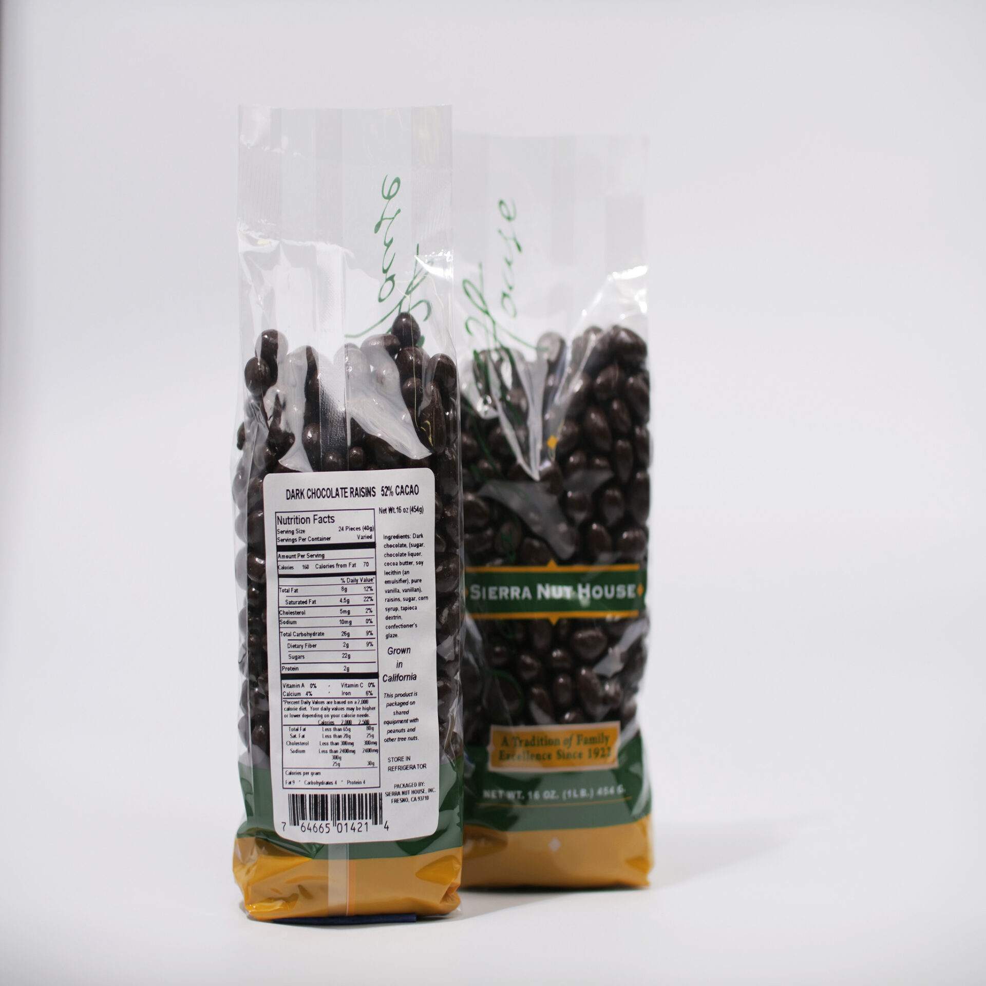 Dark Chocolate Covered Raisins 1lb Sierra Nut House